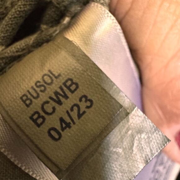 GAP 8P Petite Khaki Pants 82%Cotton/18%Lyocell Olive Green - Picture 7 of 8